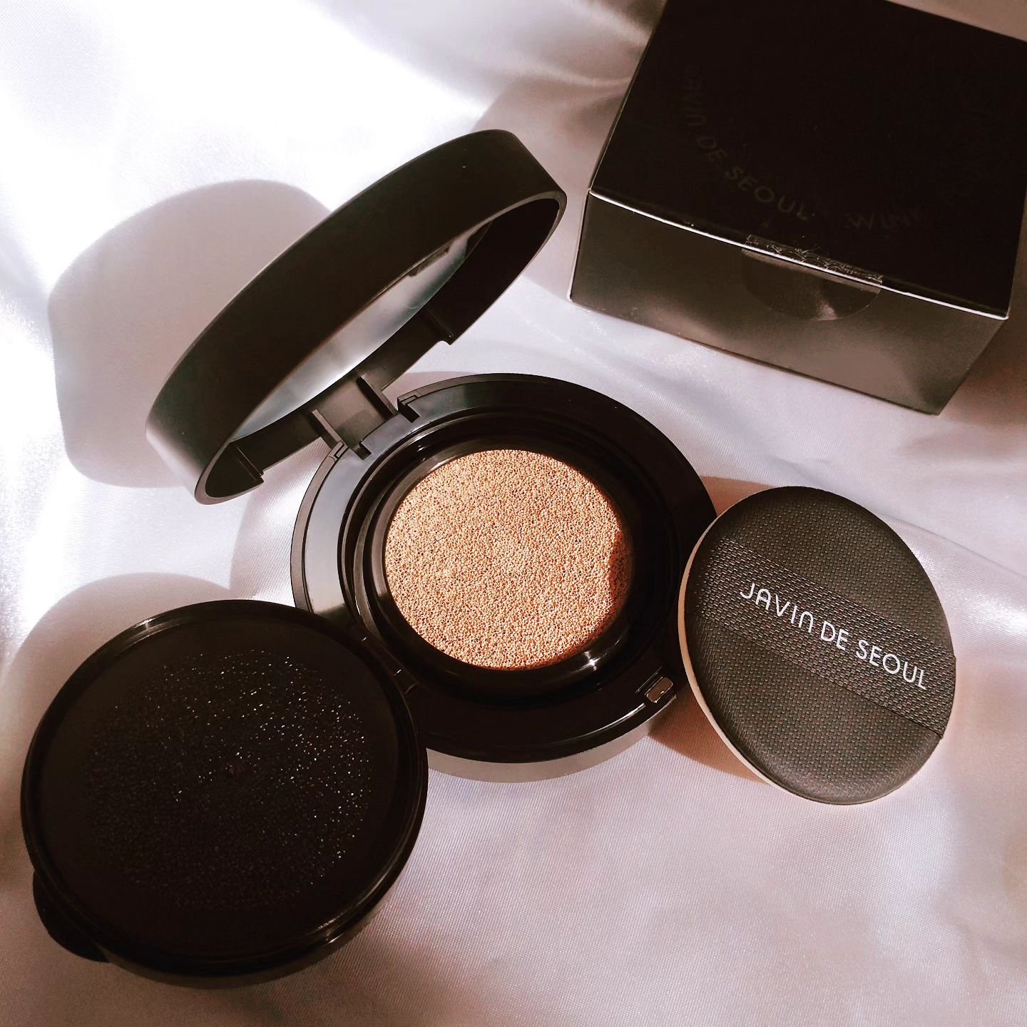 ジャビンドゥソウル ウインクファンデーションパクト/Javin De Seoul/クッションファンデーションを使ったクチコミ（3枚目）