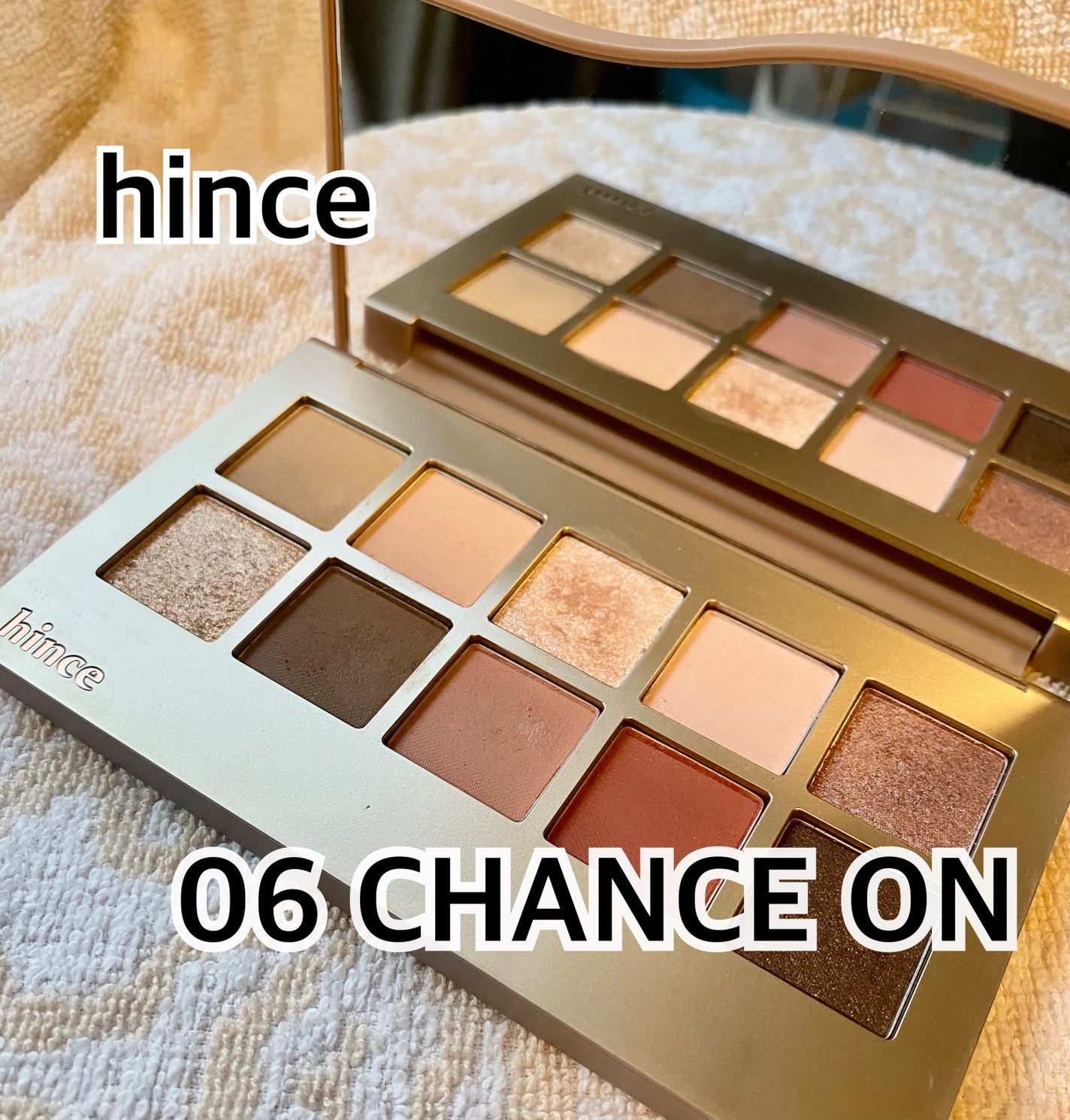 ニューデップスアイシャドウパレット/hince/アイシャドウパレットを使ったクチコミ(1枚目)