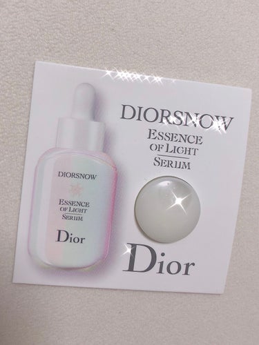 【旧】スノー アルティメット エッセンス オブ ライト/Dior/美容液を使ったクチコミ（1枚目）