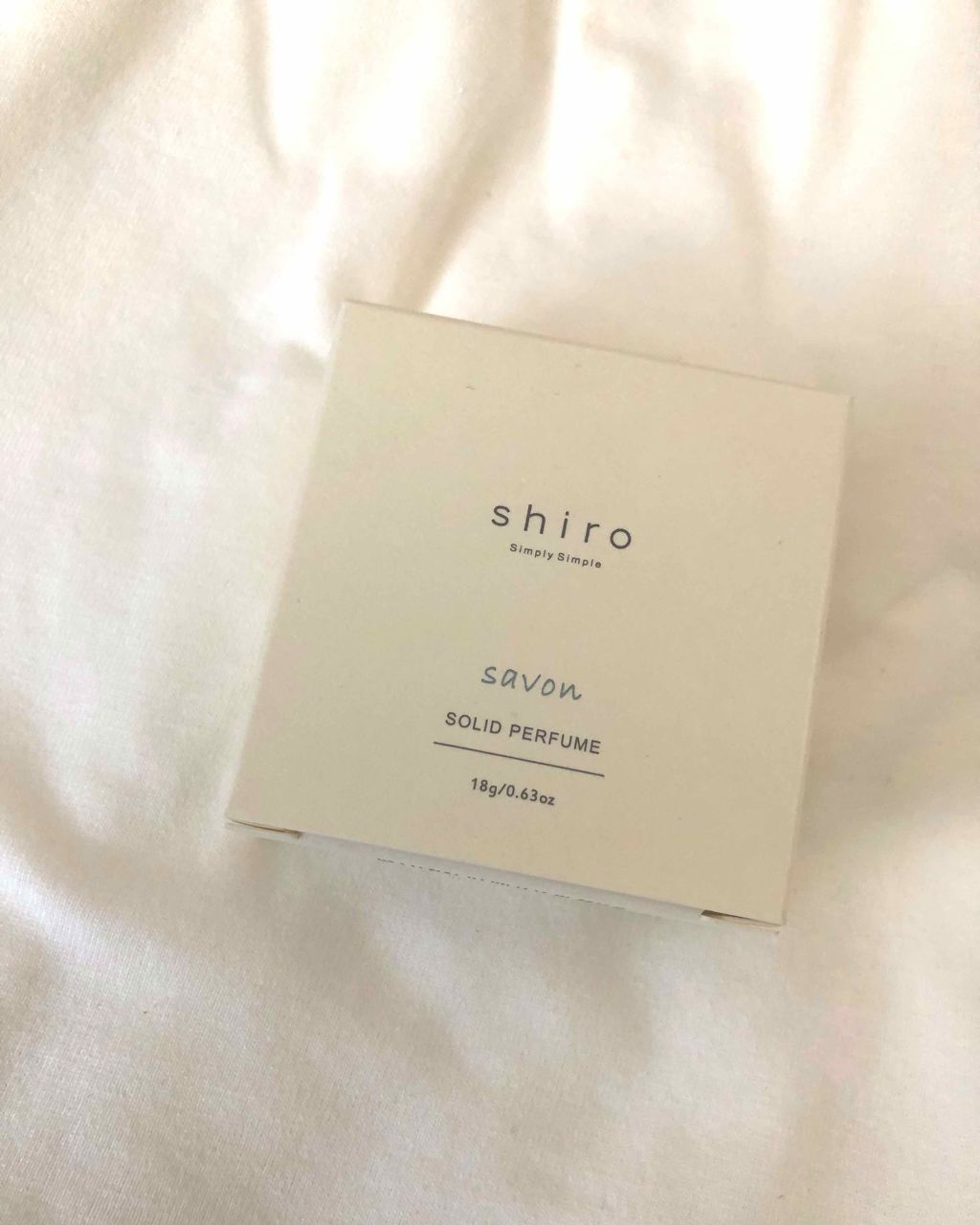 サボン 練り香水/SHIRO/練り香水を使ったクチコミ(1枚目)