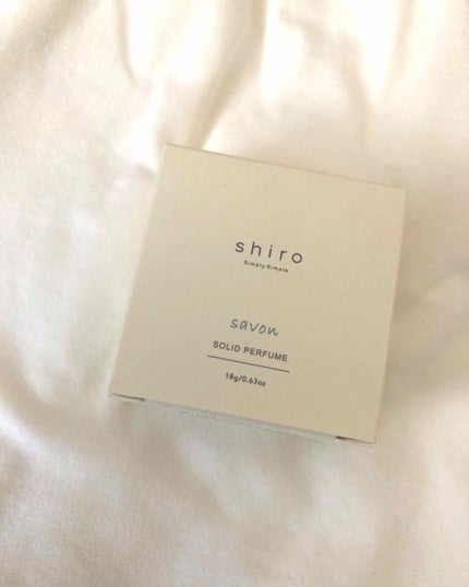 サボン 練り香水/SHIRO/練り香水を使ったクチコミ(1枚目)