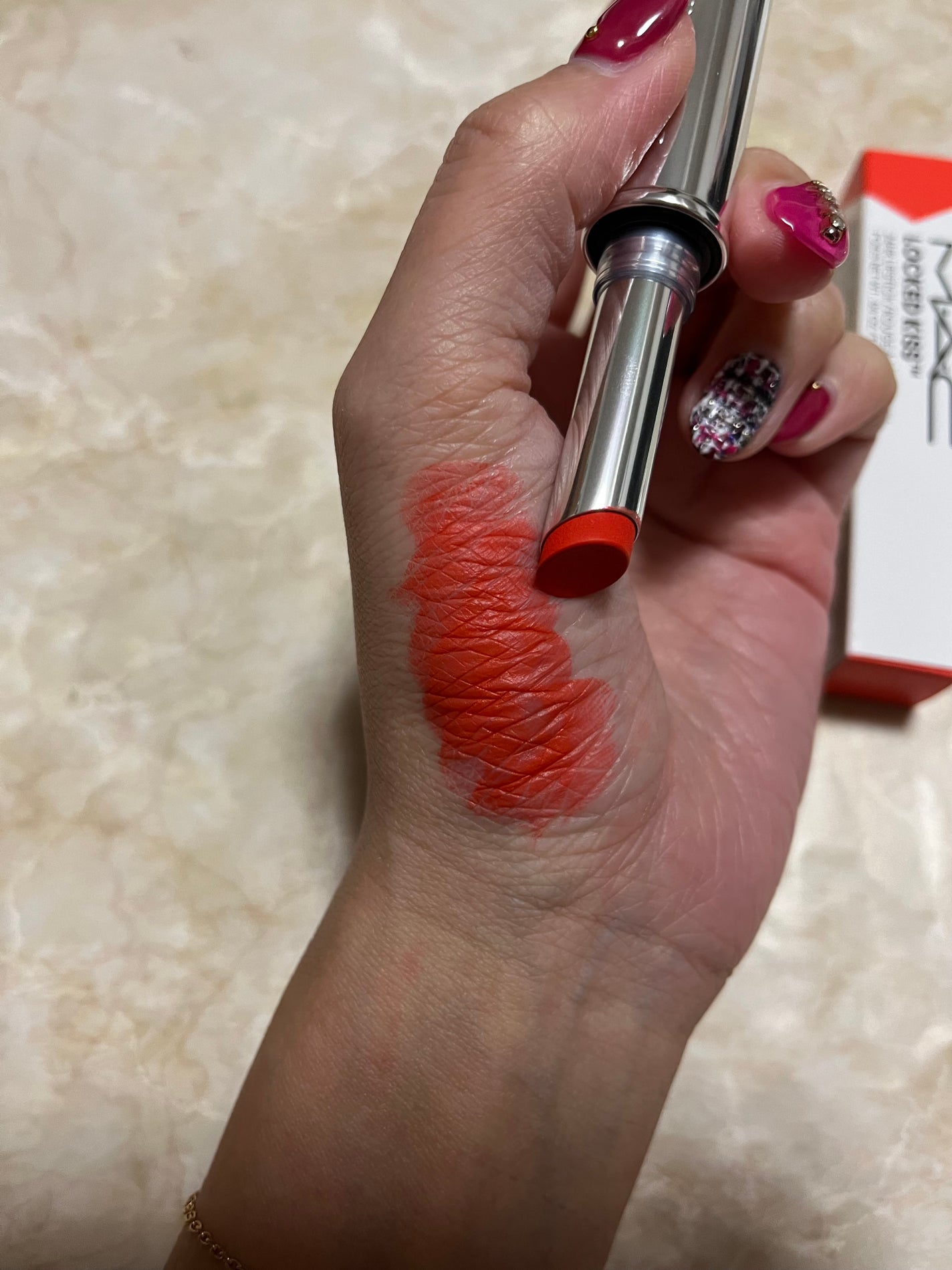 ロックドキス リップスティック/M・A・C/口紅を使ったクチコミ(3枚目)