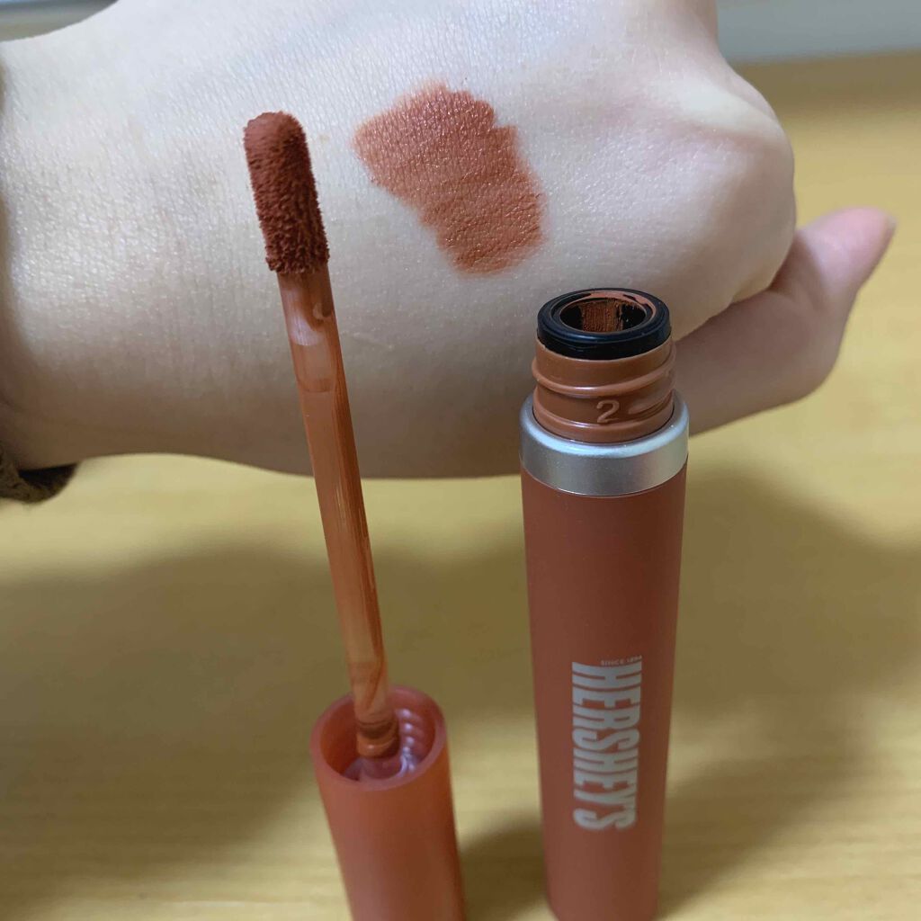 ハーシー パウダールージュティント/ETUDE/口紅を使ったクチコミ(2枚目)