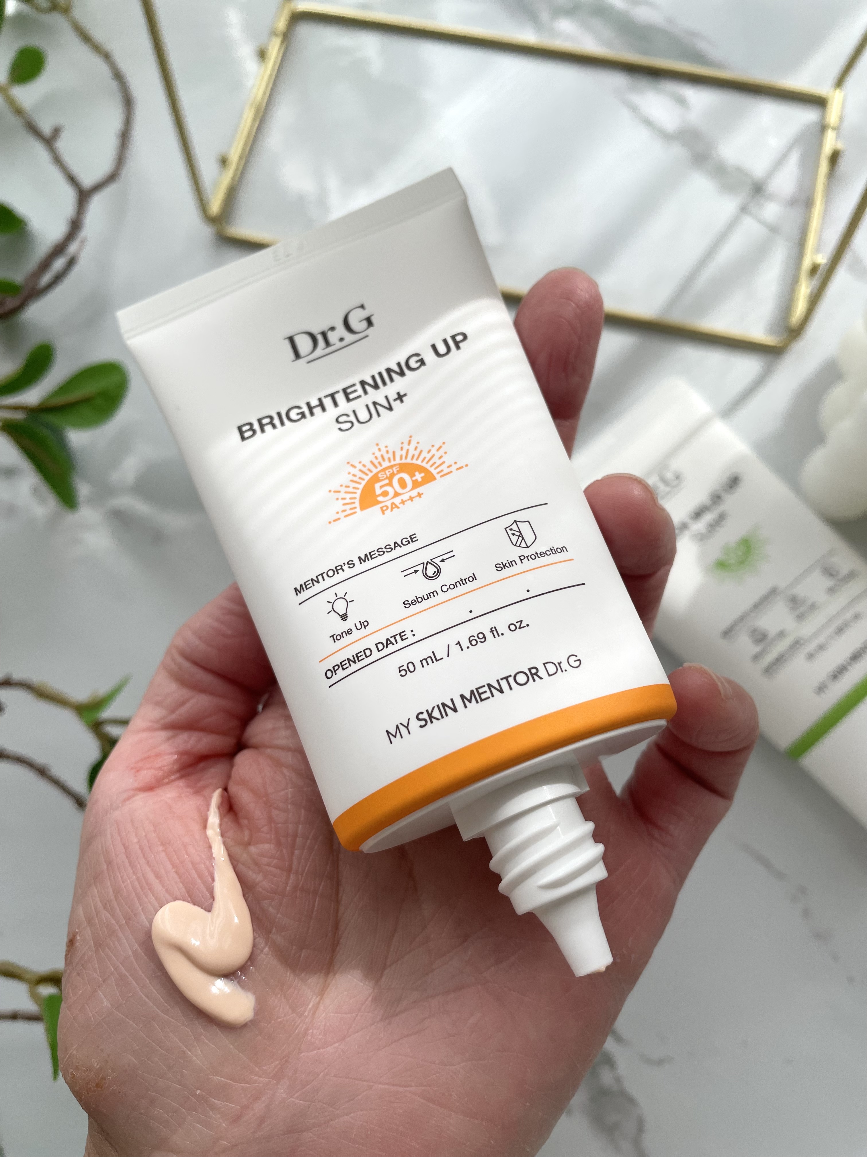 ブライトニングアップサンプラス/Dr.G/日焼け止めクリームを使ったクチコミ（3枚目）