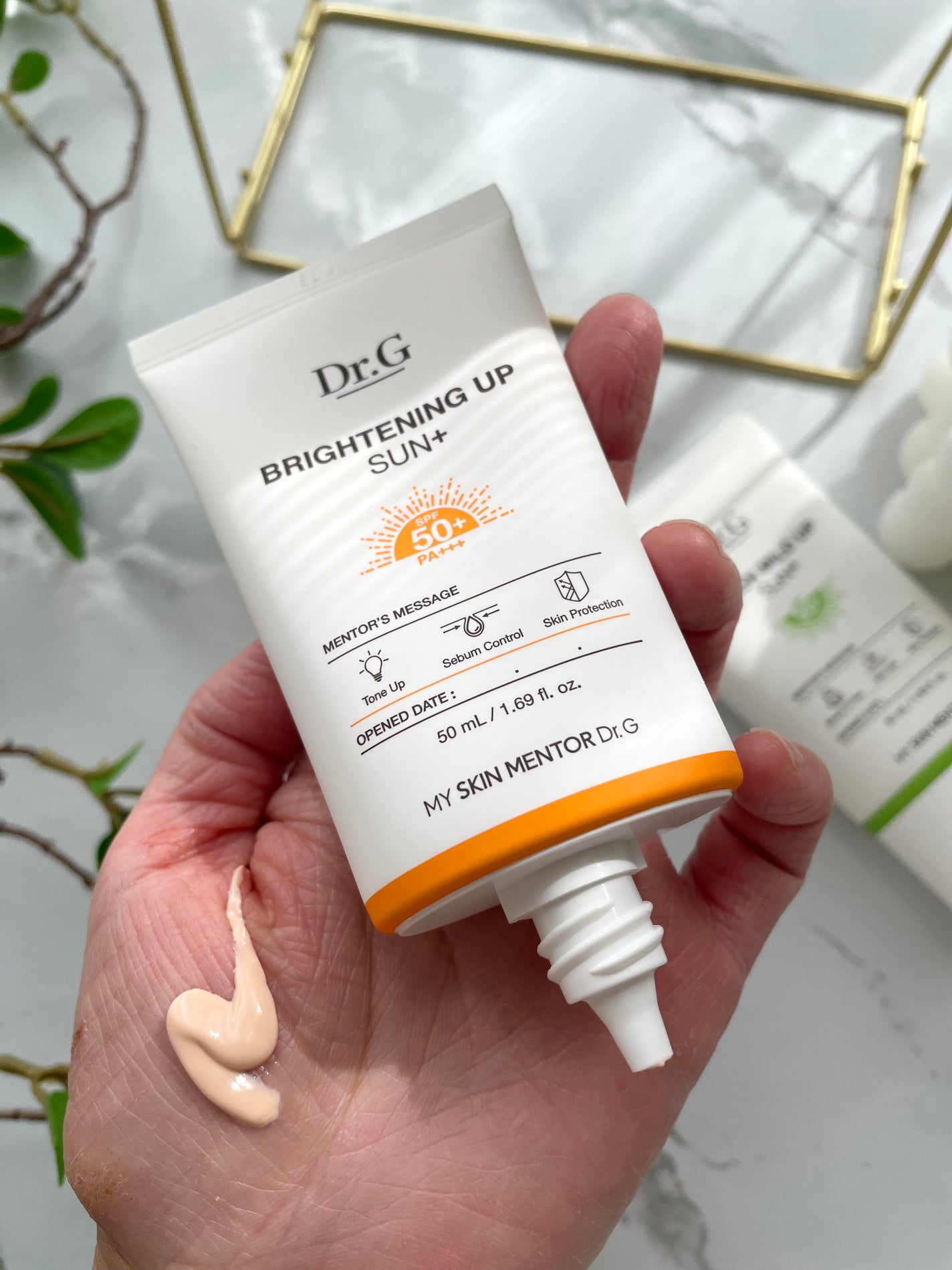 ブライトニングアップサンプラス/Dr.G/日焼け止めクリームを使ったクチコミ(3枚目)
