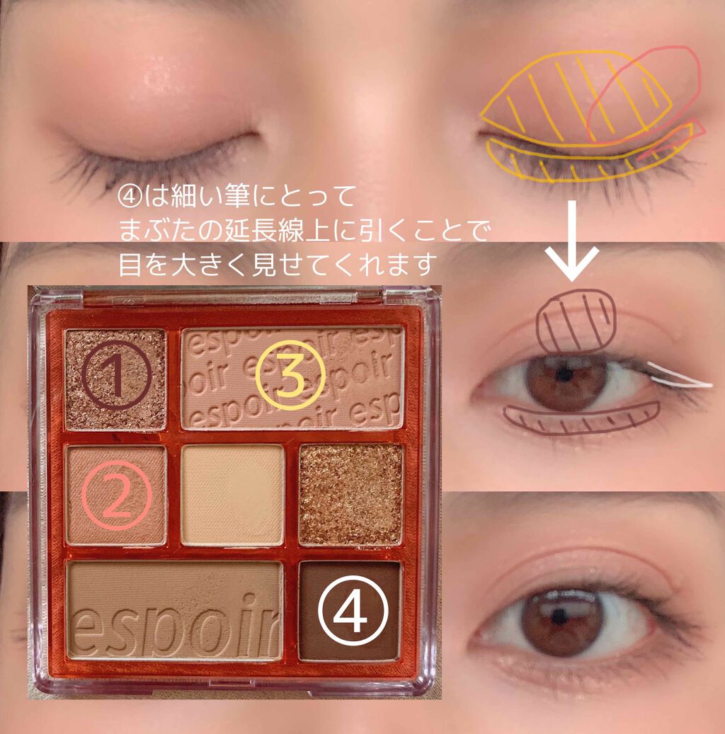 リアルアイパレット/espoir/マルチパレットを使ったクチコミ(2枚目)