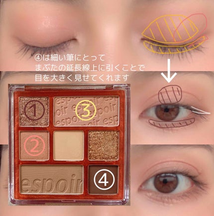 リアルアイパレット/espoir/マルチパレットを使ったクチコミ(2枚目)