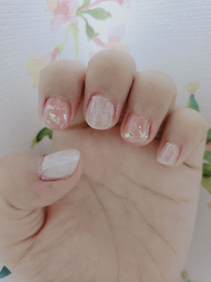 ITGグリッターネイル/DAISO/マニキュアを使ったクチコミ(4枚目)