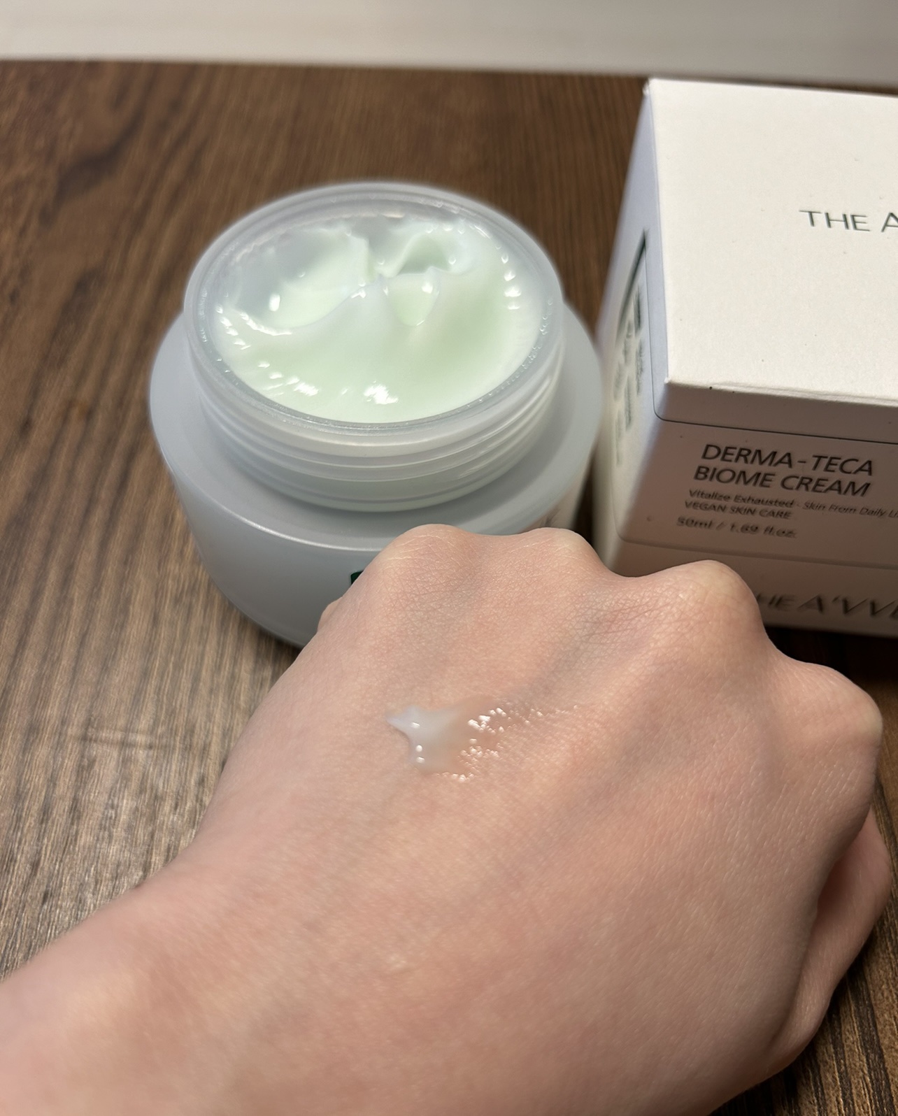 ダーマテカバイオームクリーム/THE A'VVE/フェイスクリームを使ったクチコミ（2枚目）