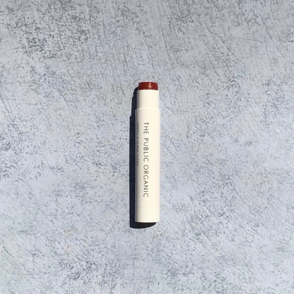 オーガニック認証 精油カラーリップスティック/THE PUBLIC ORGANIC/口紅を使ったクチコミ(1枚目)