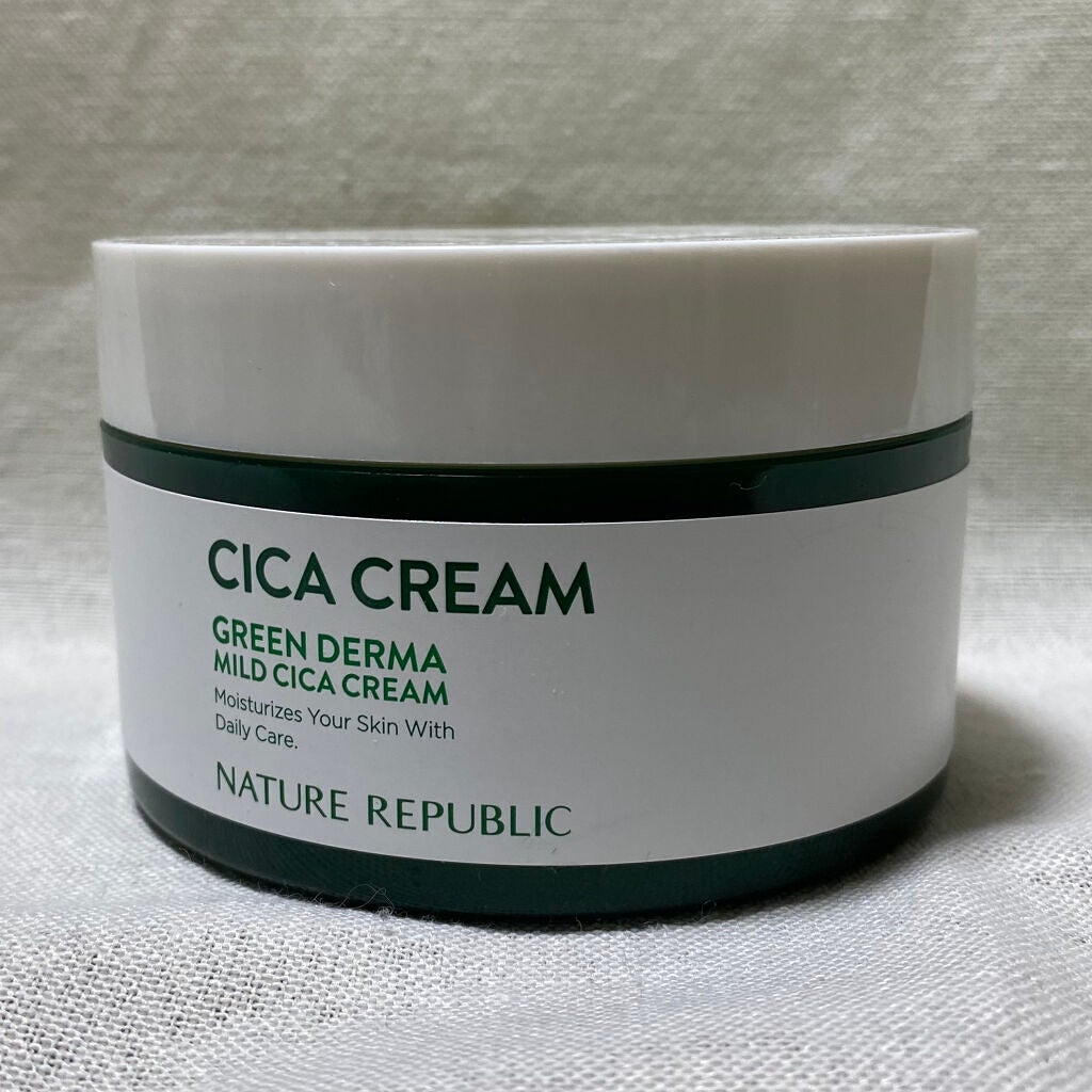 グリーン ダーマ マイルド クリーム/ネイチャーリパブリック/フェイスクリームを使ったクチコミ(1枚目)