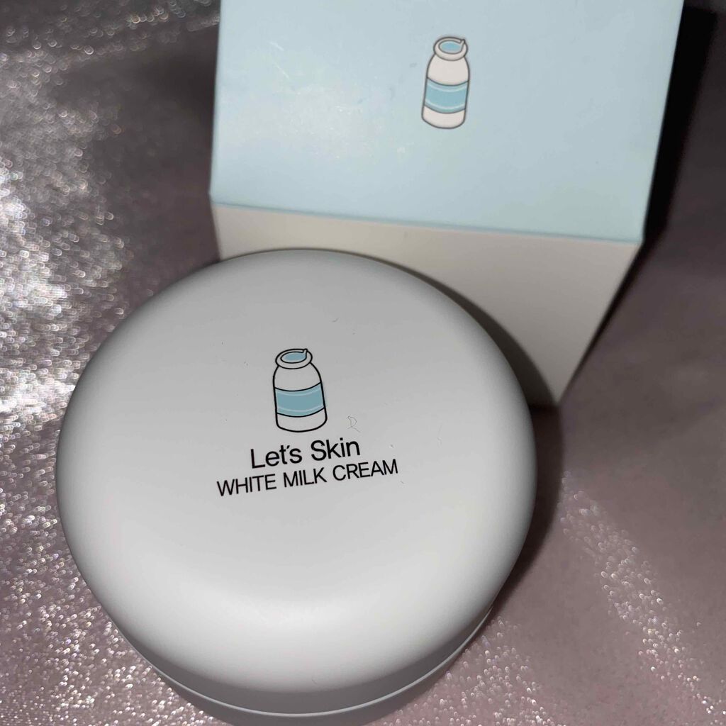 レッツスキン ホワイト ミルククリーム/SHINBEE JAPAN /フェイスクリームを使ったクチコミ(4枚目)