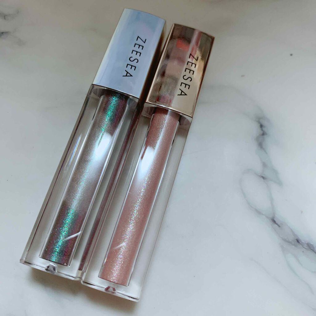 ダイヤモンドシリーズ 星空リキッドアイシャドウ/ZEESEA/リキッドアイシャドウを使ったクチコミ（2枚目）