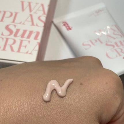 ウォータースプラッシュサンクリーム セラミド/espoir/日焼け止めクリームを使ったクチコミ(2枚目)