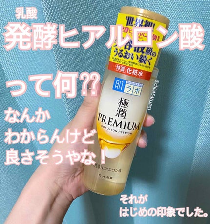 極潤プレミアムヒアルロン液(ハダラボスーパーモイスト化粧水c)/肌ラボ/化粧水を使ったクチコミ(1枚目)