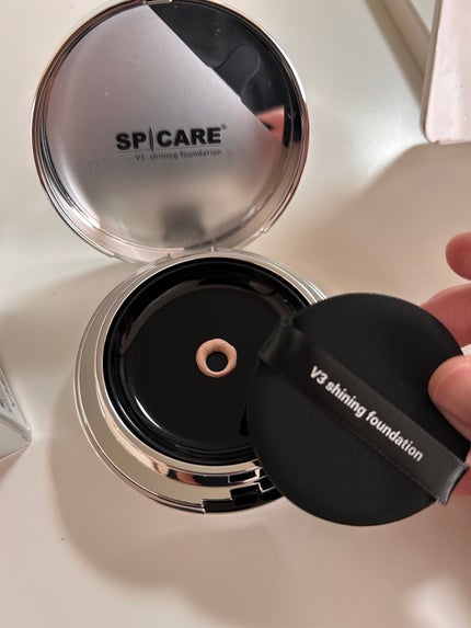 V3シャイニングファンデーション/SPICARE/クッションファンデーションを使ったクチコミ(2枚目)