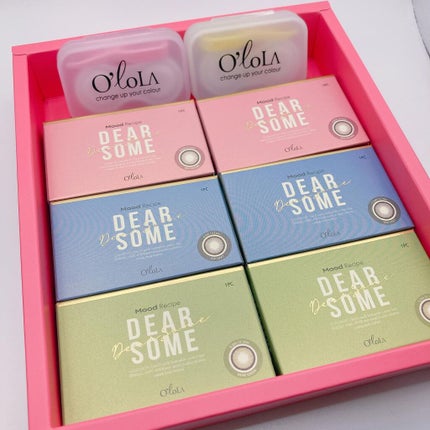 ディアサム(DearSome)/OLOLA/カラーコンタクトレンズを使ったクチコミ(4枚目)