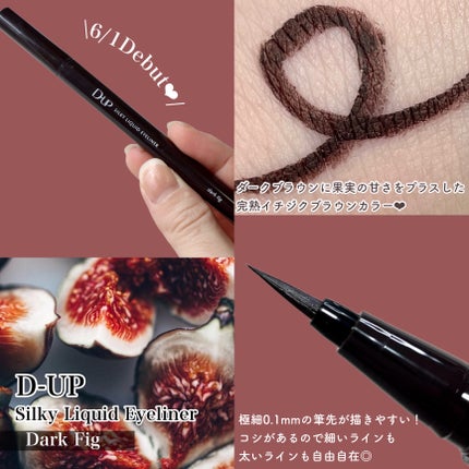 シルキーリキッドアイライナーWP/D-UP/リキッドアイライナーを使ったクチコミ(2枚目)