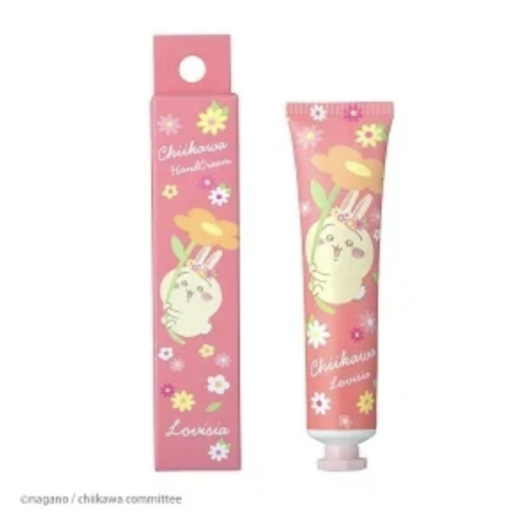 ちいかわ大集合ハンドクリーム うさぎ：ローズの香り