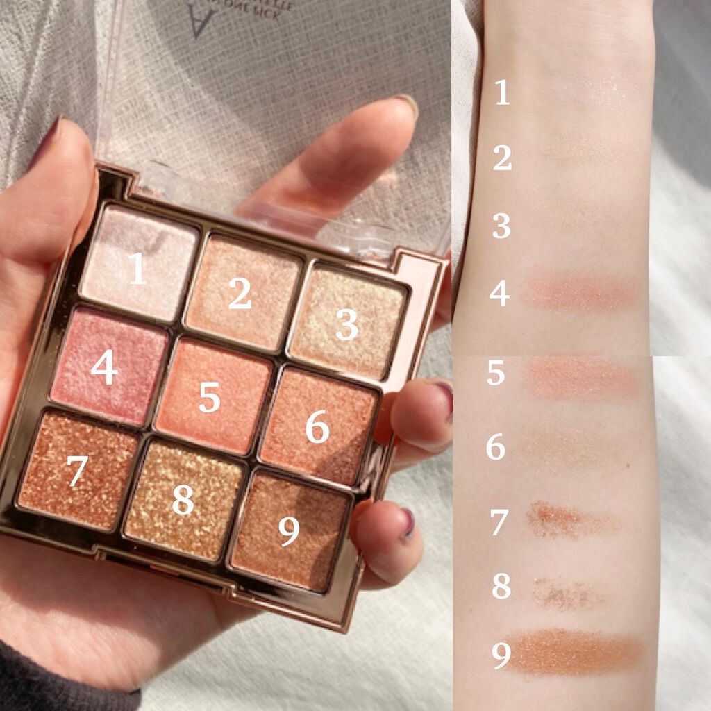 ワンピックアイシャドウパレット/APLIN/アイシャドウパレットを使ったクチコミ(2枚目)