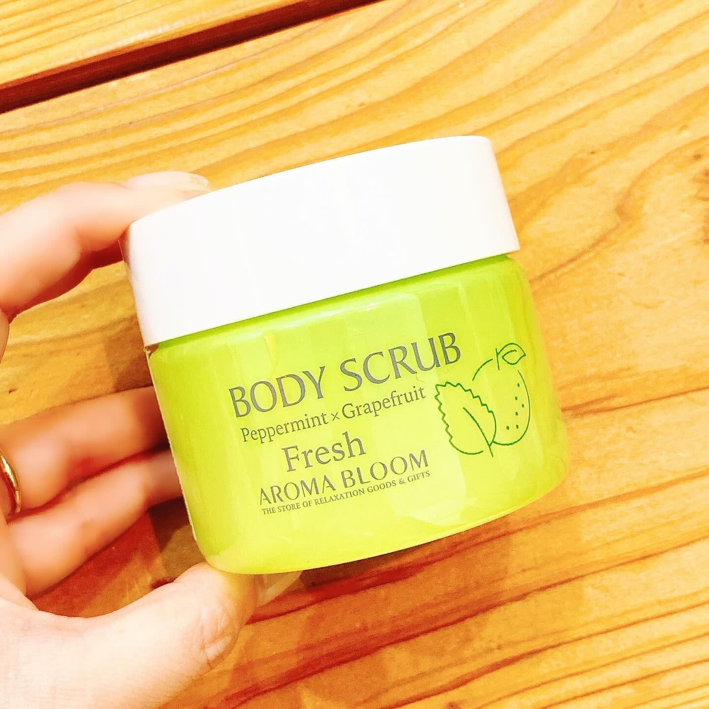 ボディスクラブ フレッシュ/アロマブルーム/ボディスクラブを使ったクチコミ（1枚目）