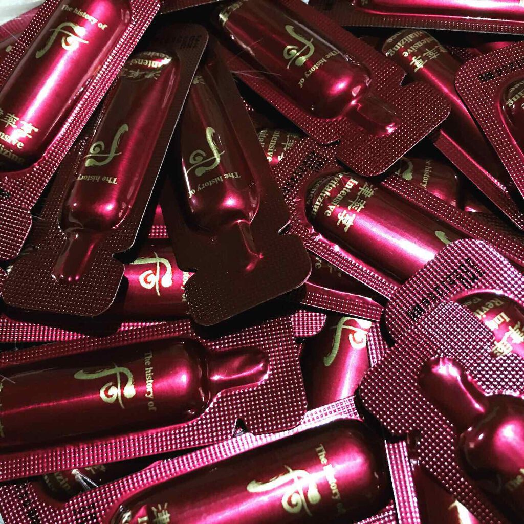 50個 ドフー 津率享 紅参 オイル 27500円相当 シワ改善 高栄養 后 試してみた津率享 赤山参 津液 オイル The History of 后(Whoo)の