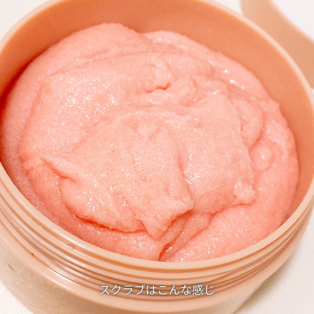 Q+Me スウィート ボム タラソ スクラブ/AGARISM/バストケア・ヒップケアを使ったクチコミ（3枚目）