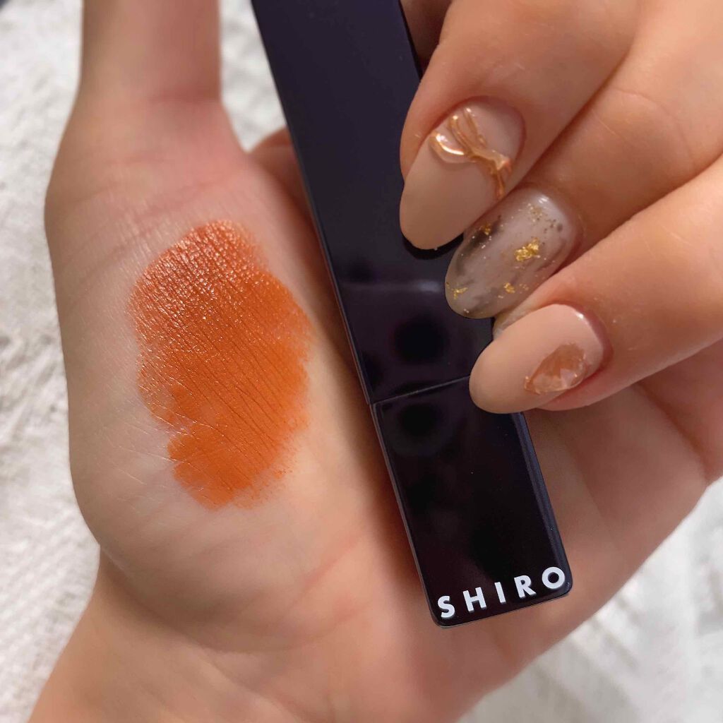 ジンジャーリップスティックグロウ/SHIRO/口紅を使ったクチコミ(3枚目)