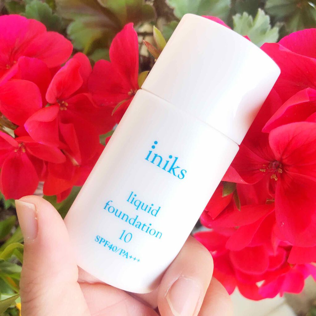 リキッド ファンデーション 10：ライトオークル/iniks/リキッドファンデーションを使ったクチコミ（1枚目）