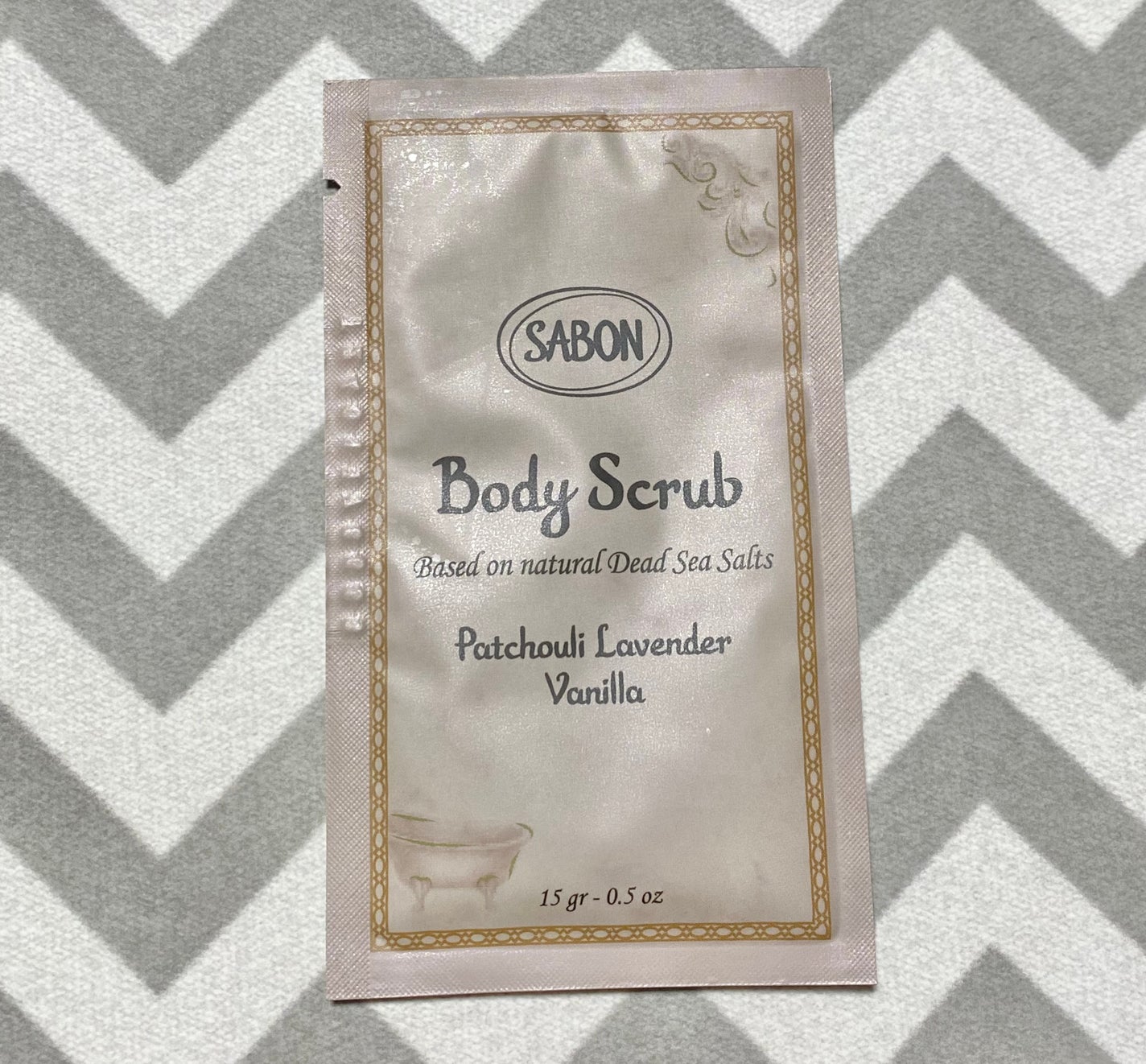 ボディスクラブ パチュリ・ラベンダー・バニラ/SABON/ボディスクラブを使ったクチコミ(1枚目)