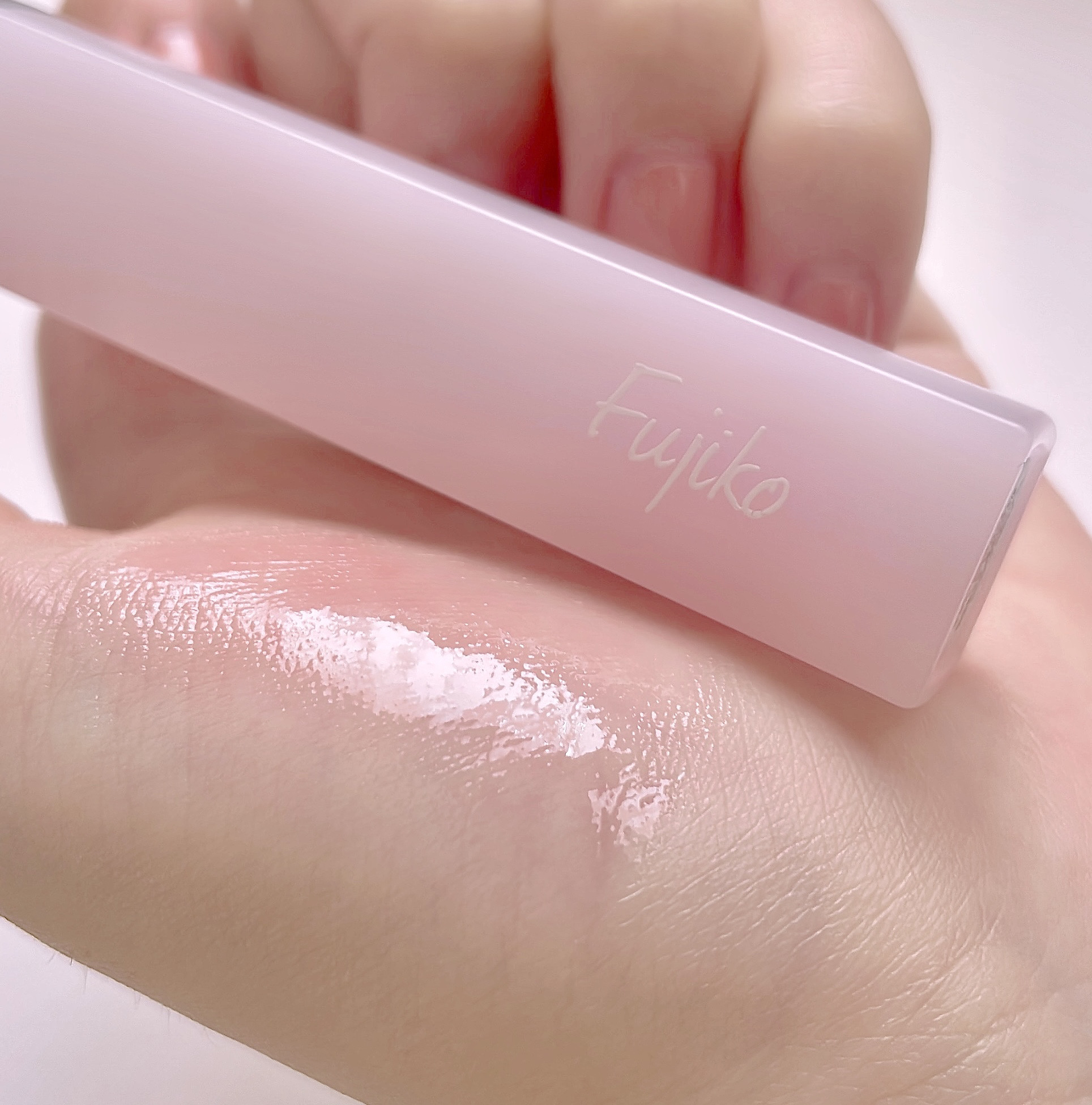 朝可愛グロス/Fujiko/リップグロスを使ったクチコミ（3枚目）