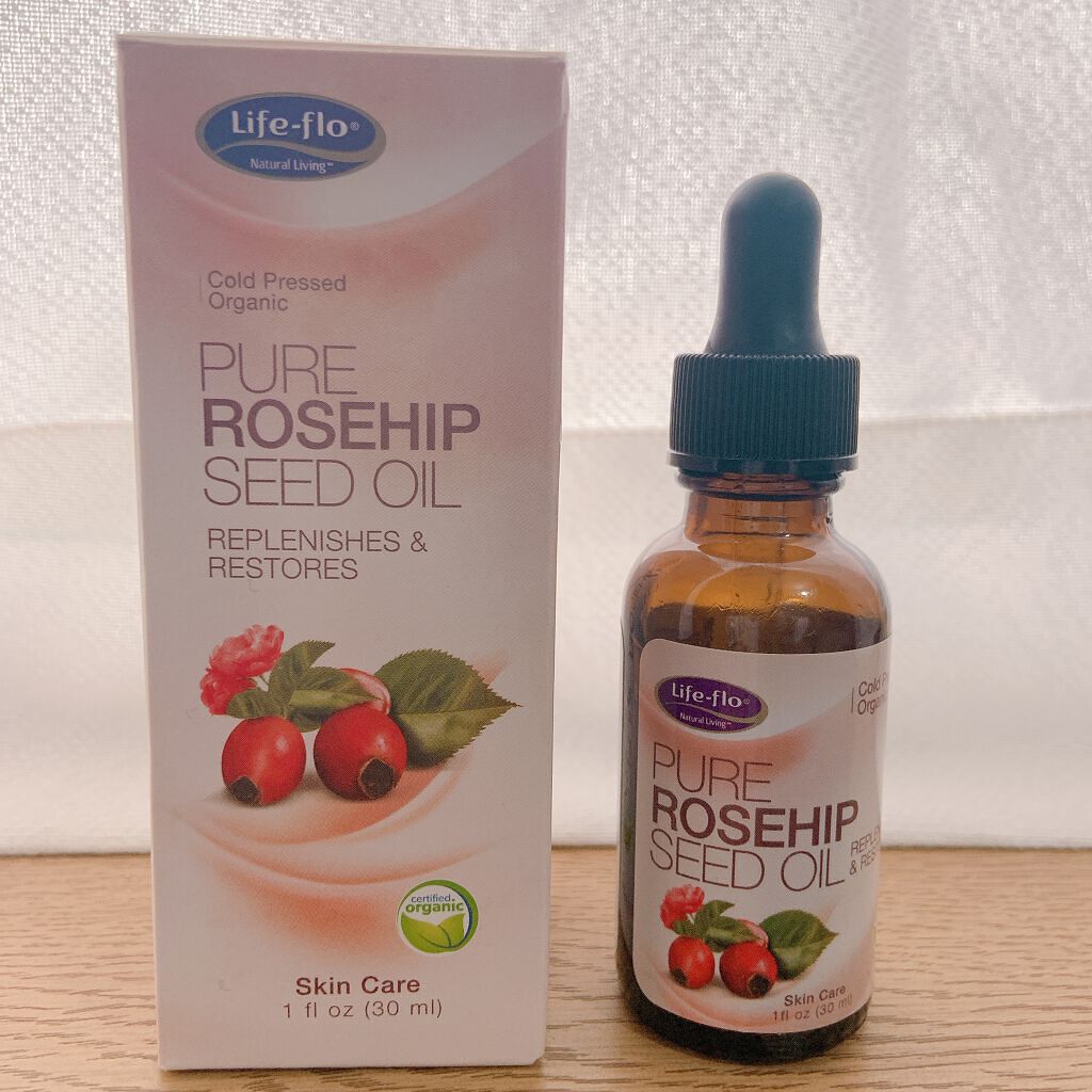 PURE ROSEHIP SEED OIL/Life-flo/フェイスオイルを使ったクチコミ（2枚目）