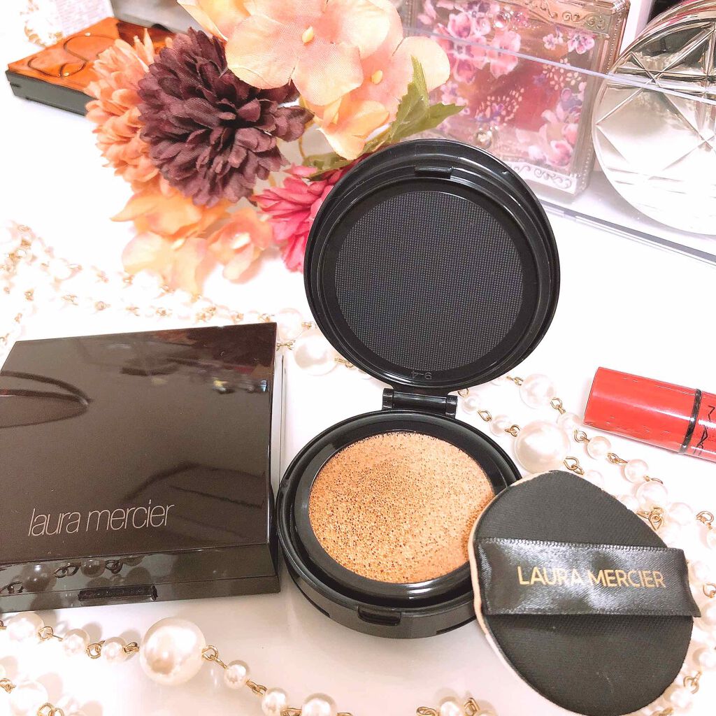 フローレス ルミエール ラディアンス パーフェクティング クッション/ローラ メルシエ/クッションファンデーションを使ったクチコミ(1枚目)