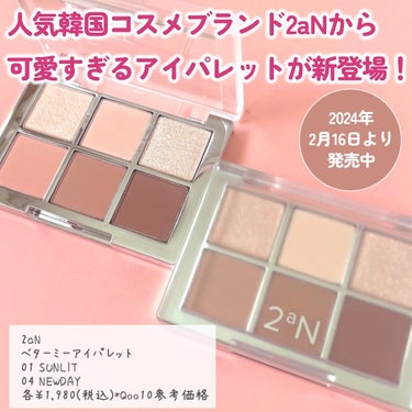 BETTER ME EYE PALETTE/2aN/パウダーアイシャドウを使ったクチコミ（2枚目）