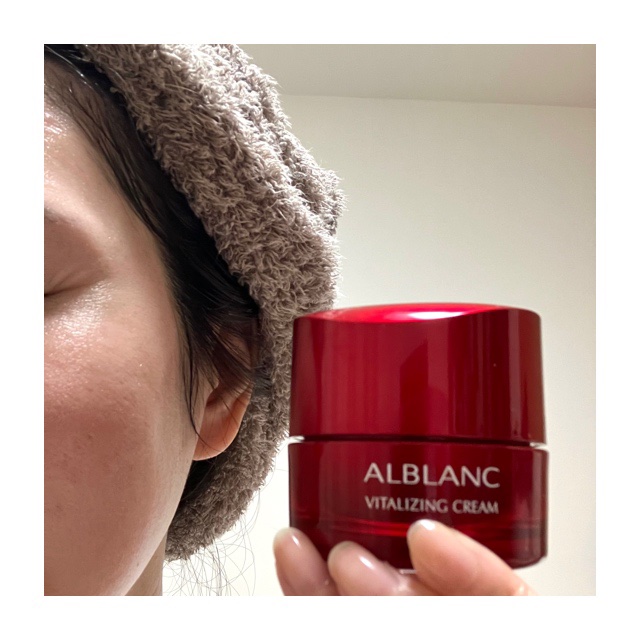 バイタライジングクリーム/ALBLANC/フェイスクリームを使ったクチコミ（3枚目）