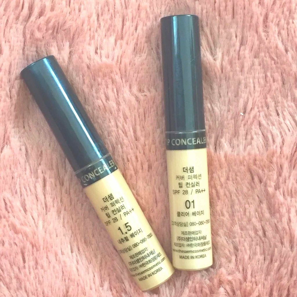 カバーパーフェクション チップコンシーラー/the SAEM/リキッドコンシーラーを使ったクチコミ（1枚目）