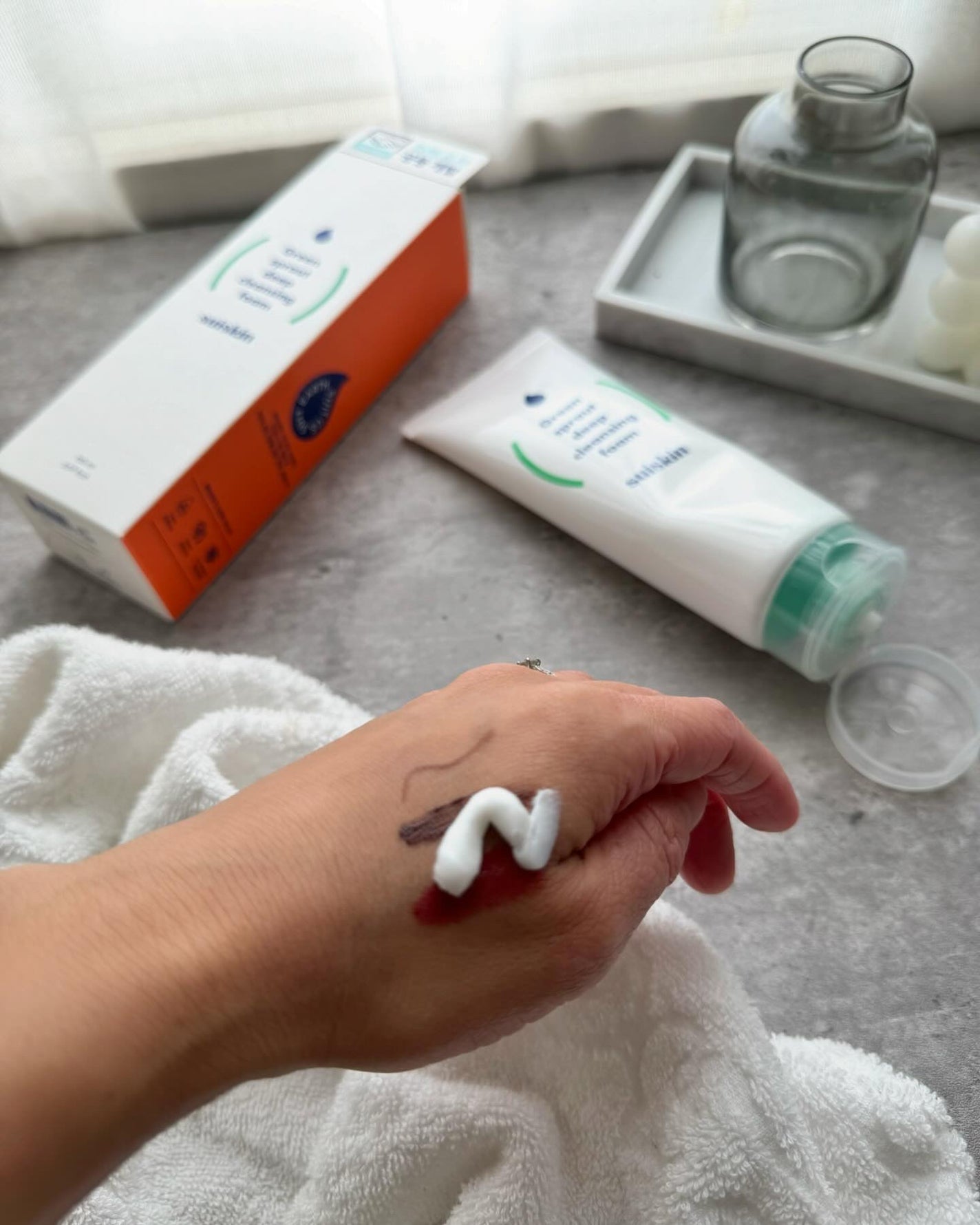 スイスキン 新芽ディープクレンジングフォーム/suiskin/洗顔フォームを使ったクチコミ(3枚目)