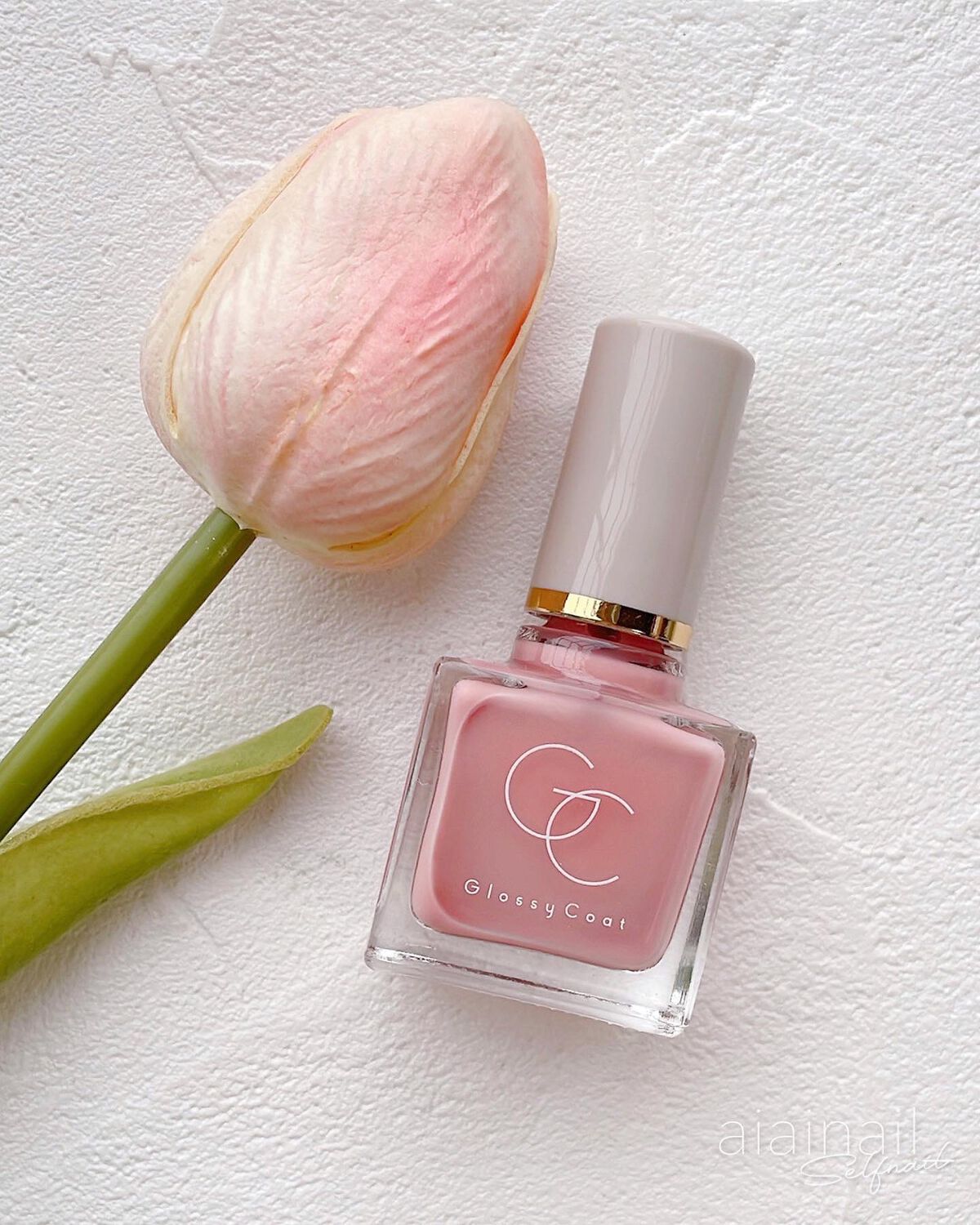 グロッシーコート/スキューズミー/オールインワンネイルを使ったクチコミ(3枚目)