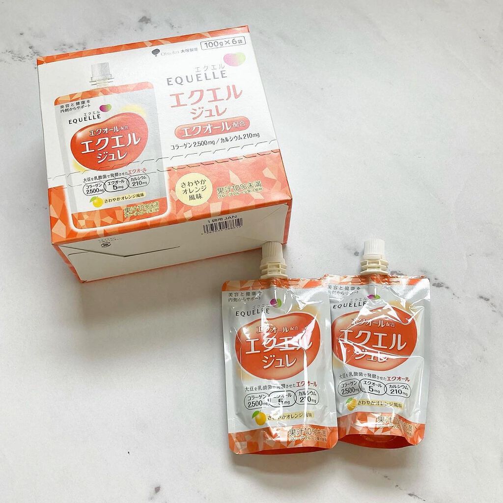 エクエル ジュレ さわやかオレンジ風味/大塚製薬/ゼリー飲料を使ったクチコミ（2枚目）