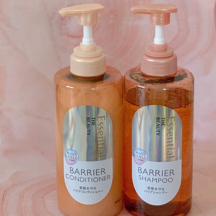 ザビューティ 髪のキメ美容素髪を守る バリアシャンプー/コンディショナー/エッセンシャル/シャンプー・コンディショナーを使ったクチコミ(2枚目)
