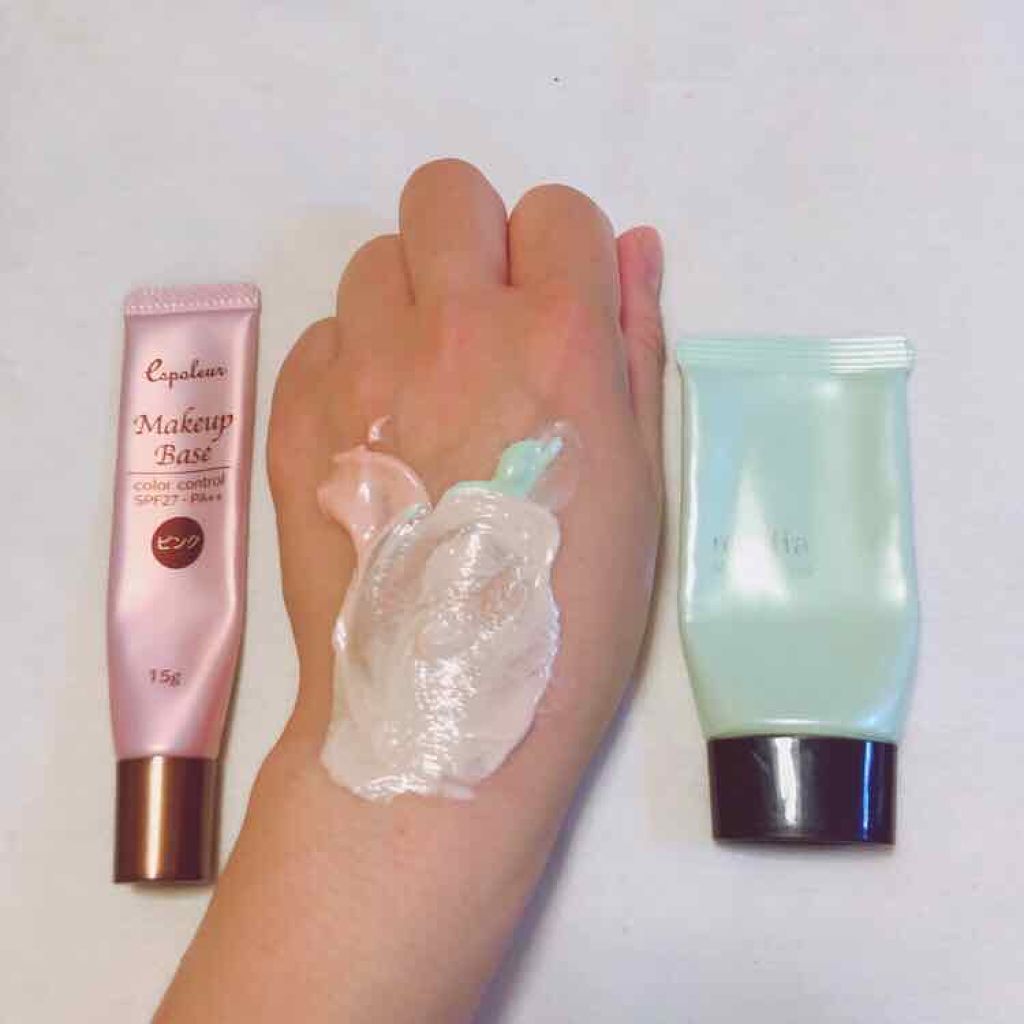 メイクアップベースS(グリーン)/media/化粧下地を使ったクチコミ（2枚目）