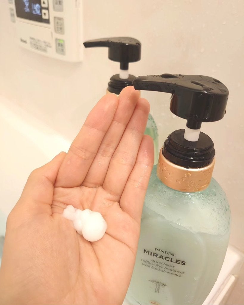 ミラクルズ うるおいブースト シャンプー/トリートメント/パンテーン/市販シャンプーを使ったクチコミ(5枚目)