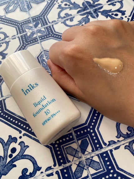 リキッド ファンデーション/iniks/リキッドファンデーションを使ったクチコミ(2枚目)