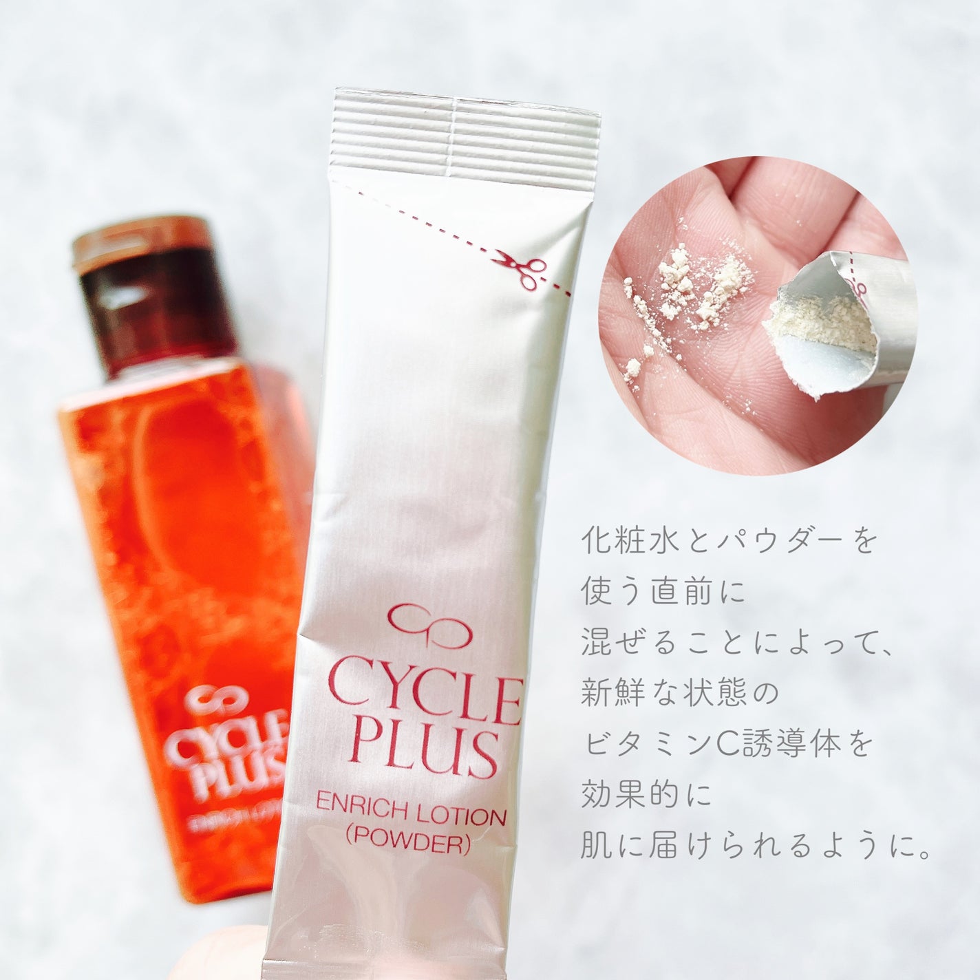 エンリッチ ローション/サイクルプラス/化粧水を使ったクチコミ(2枚目)