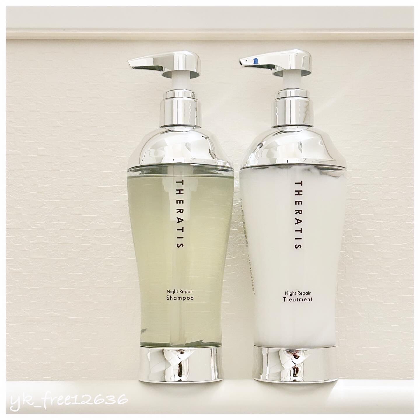 THERATIS by mixim ナイトリペア シャンプー&トリートメント/THERATIS/市販シャンプーを使ったクチコミ（1枚目）