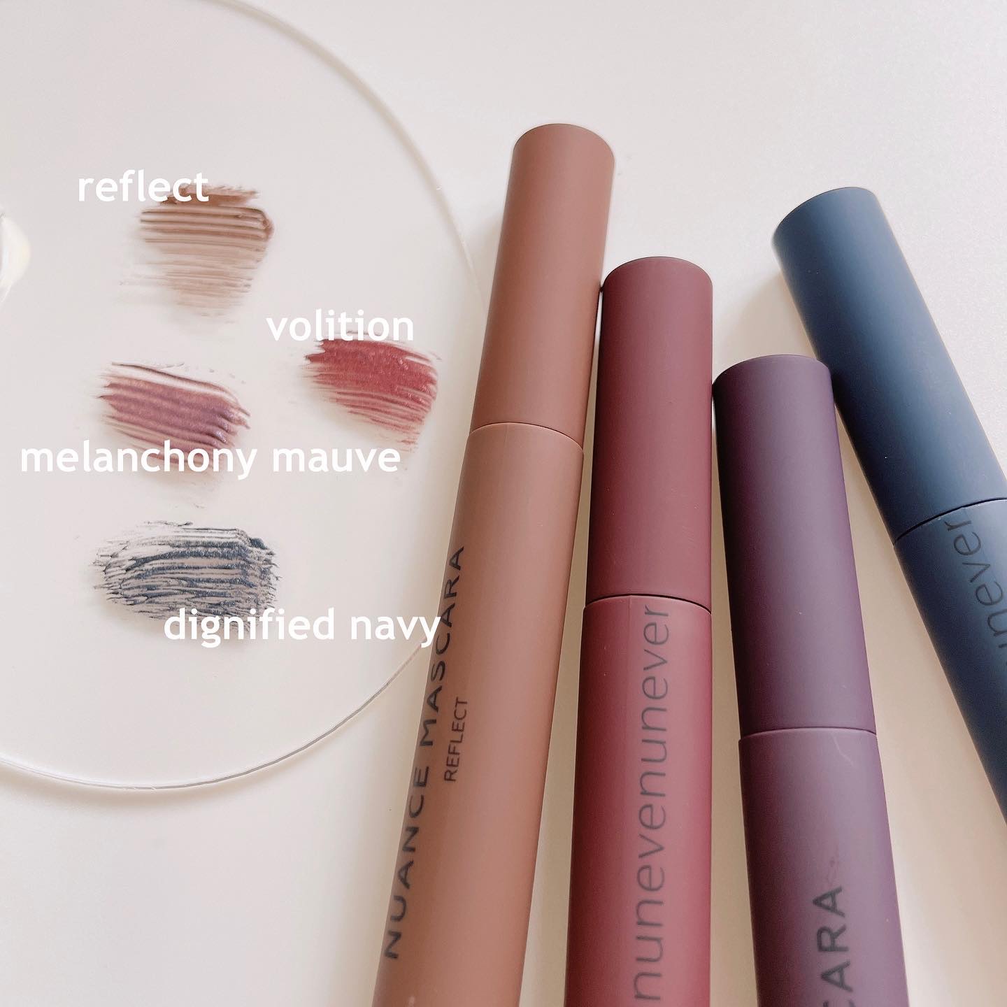 ニュアンスマスカラ ディグニファイドネイビー（dignified navy）/uneven/マスカラを使ったクチコミ（3枚目）