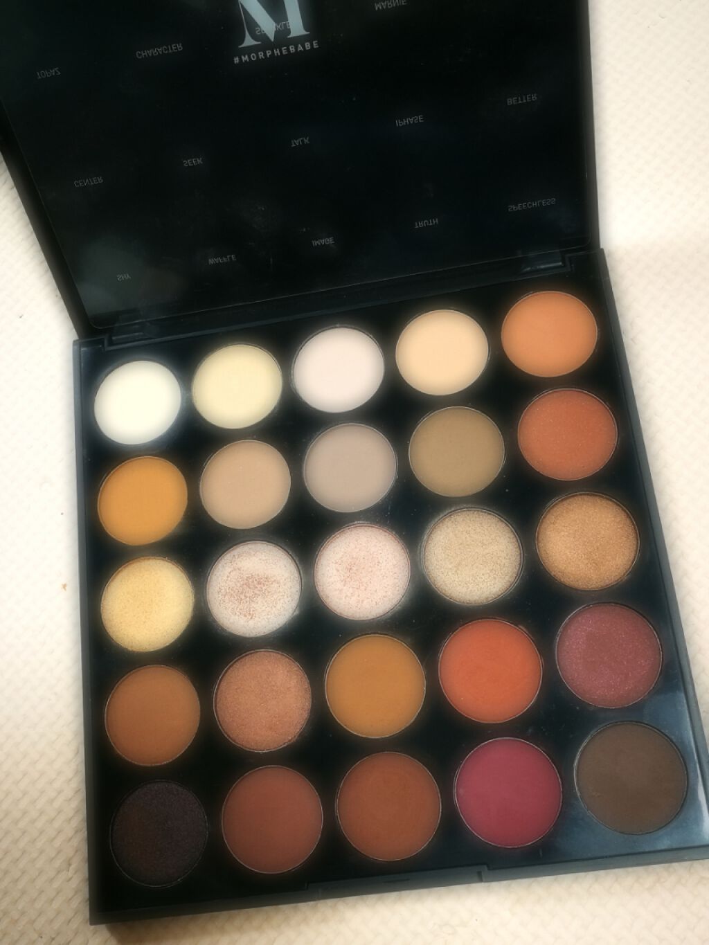 Morphe 25B Bronzed Mocha Eyeshadow Palette/Morphe/アイシャドウパレットを使ったクチコミ(1枚目)