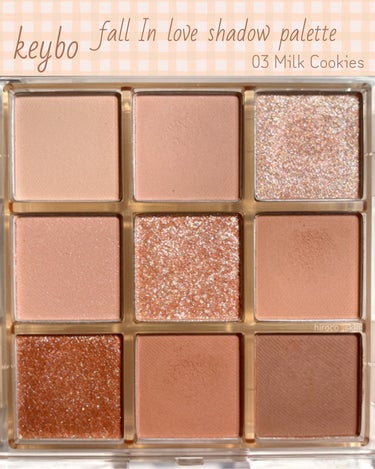 KEYBO FALL IN LOVE SHADOW PALETTE/keybo/アイシャドウパレットを使ったクチコミ（2枚目）