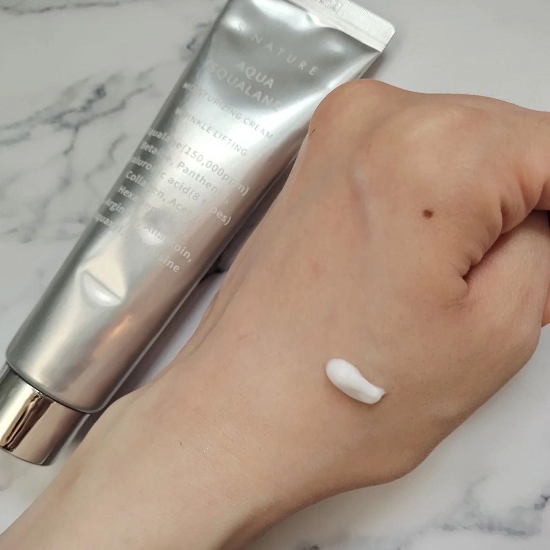 アクアスクワランモイスチャークリーム/S.NATURE/フェイスクリームを使ったクチコミ（3枚目）