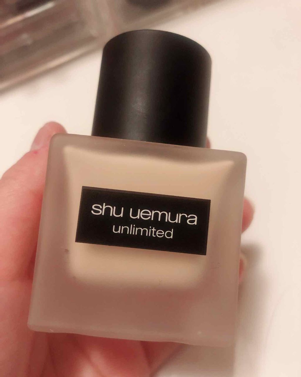 （旧）アンリミテッド ラスティング フルイド/shu uemura/リキッドファンデーションを使ったクチコミ（1枚目）